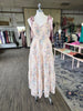 Floral Embroidered Eyelet Maxi Dress