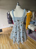 Lt. Blue Sequin Embroidered Mine Dress