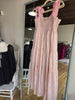 Plus Pink Floral Maxi Dress
