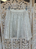 Ivory Sequin Skirt