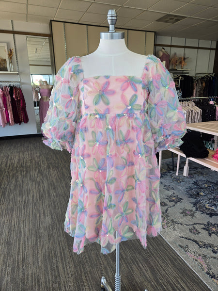 3d Candy Garden Babydoll Dress