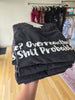 Overreacting Black Tee