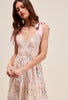 Floral Embroidered Eyelet Maxi Dress