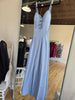 Blue Bow Detail Wide Leg Jumpsuit