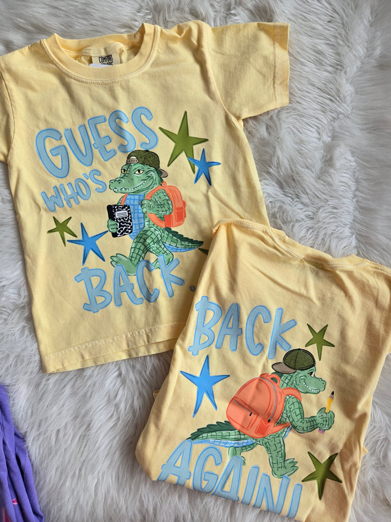 Butter Youth "Guess Who's Back/Back Again" Alligator Tee