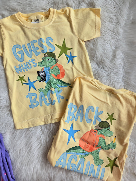Butter Youth "Guess Who's Back/Back Again" Alligator Tee