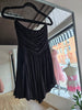 Black Strapless Tube Top Romper