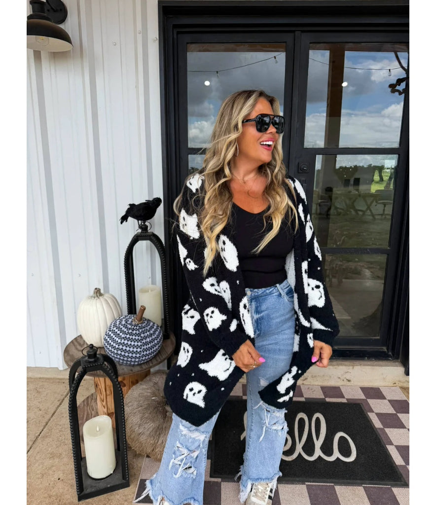 Ghost Reversible Cloud Cardigan
