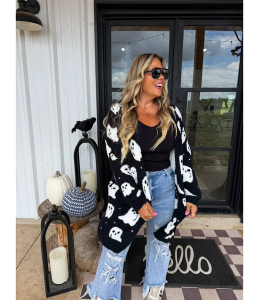 Ghost Reversible Cloud Cardigan