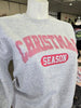 Pink Christmas Season Gray Sweatshirt