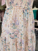 Floral Embroidered Eyelet Maxi Dress