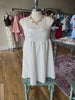White Sequins Tunic Mini Dress