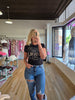 Vintage Luxe "tequila & Salt" Crop Tee