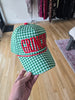 Grinchy Gingham Hat