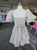Wildbloom Charm Bow-back Mini Dress