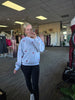 Gray Embroidery Cherry Sweatshirt
