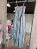 Mint Wide Leg Smock Floral Jumpsuit