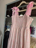 Plus Pink Floral Maxi Dress