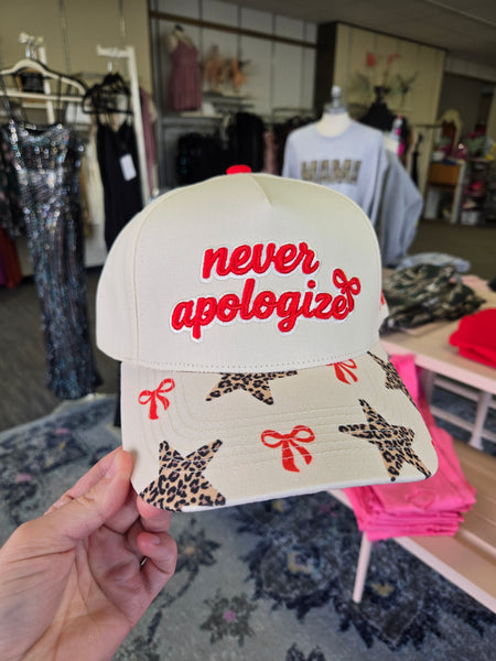 "Never Apologies" Cap