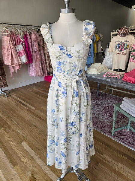 Everlasting Corset Flutter Dress