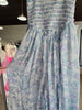 Mint Wide Leg Smock Floral Jumpsuit
