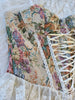 Floral Tapestry Corset Top W/Lace