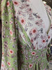 Sage Floral Wrap Mini Dress
