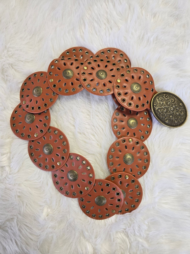 Western Oval Disc Brown Y Belt