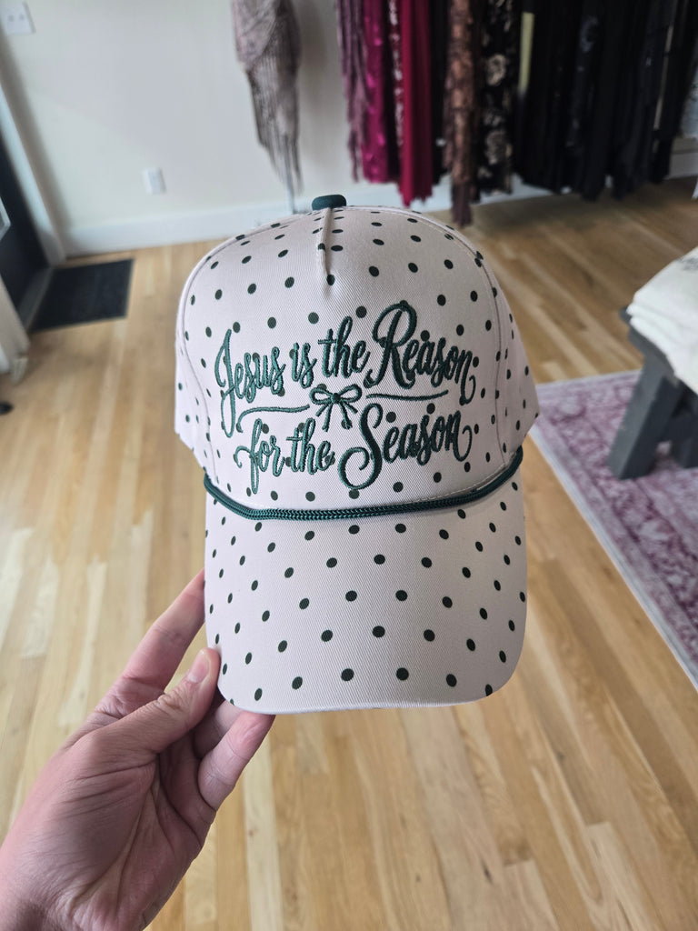 Jesus Is The Reason Polka Dot Hat