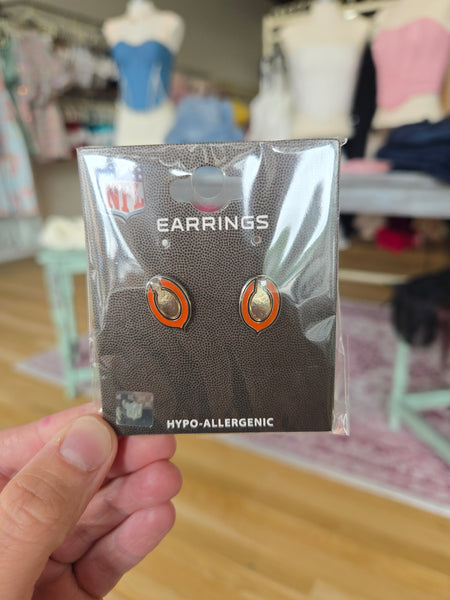 NFL Chicago Bears Logo Post Earrings
