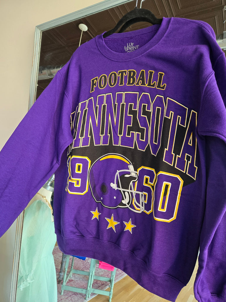 Minnesota Oversized Print Sweatshirt