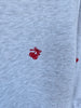 Gray Embroidery Cherry Sweatshirt