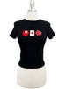 Lucky Dice Graphic Cropped Tee
