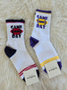 Red/Navy Game Day Socks
