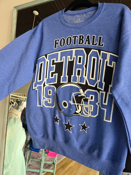 Detroit Oversized Print Sweatshirt
