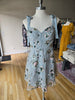Lt. Blue Sequin Embroidered Mine Dress