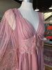 Blush Lace & Mesh Mini Dress