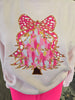 Pink Bow Tree Pink Sweatshirt