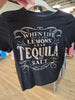 Vintage Luxe "tequila & Salt" Crop Tee