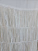 White Stud Fringe Dress