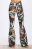 Camo High Waisted Bell Bottom Flare Jeans - PREORDER