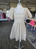 Wildbloom Charm Bow-back Mini Dress