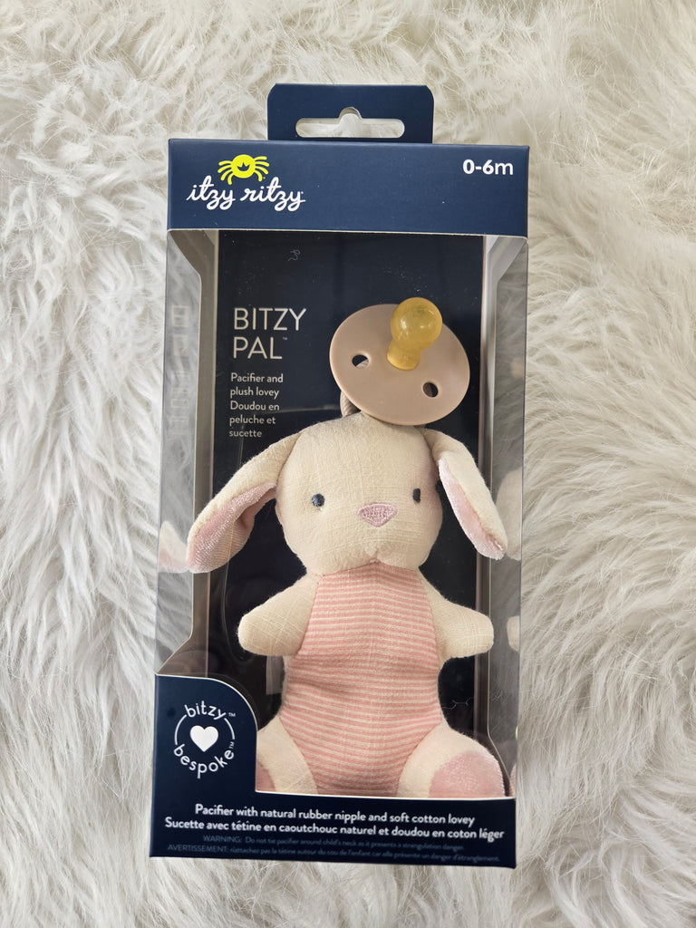 Bunny Natural Rubber Pacifier & Plush
