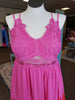 Fuchsia Crochet Lace Dress 1XL-3XL