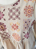 Natural Embroidered Top