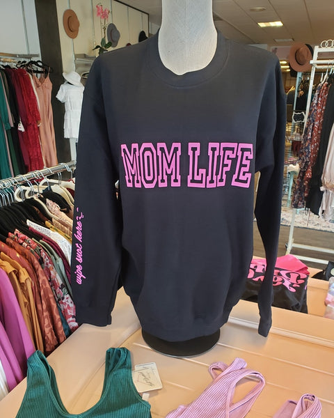 Black Mom Life Sweatshirt