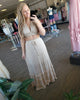 Taupe Halter Top w/Skirt