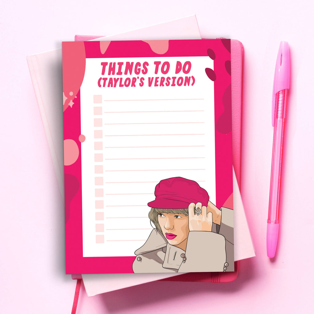 Taylor Swift Things Notepad